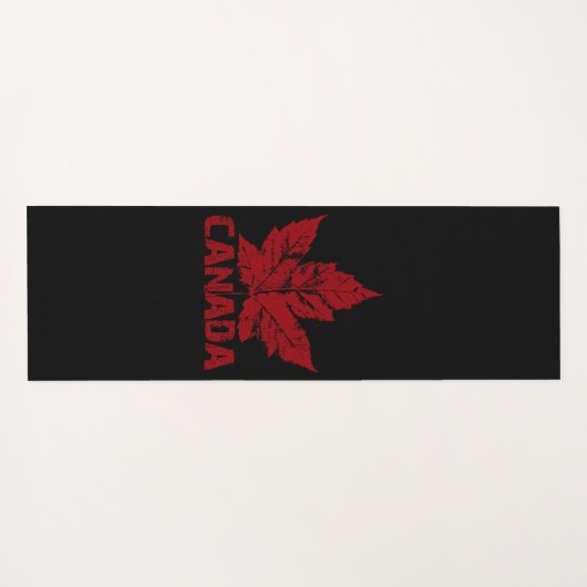 Kanada Yoga Mats Canada Maple Leaf Yoga Mat Yogamatte (Rückseite (Horizontal))