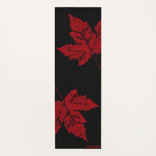 Kanada Yoga Mats Canada Maple Leaf Yoga Mat Yogamatte (Vorderseite)