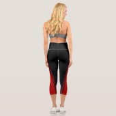 Kanada Yoga Pants Classic Canada Maple Leaf Pants Capri Leggings (Rückseite)