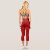 Kanada Yoga Pants Classic Canada Maple Leaf Pants Capri Leggings (Rückseite)