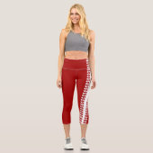 Kanada Yoga Pants Classic Canada Maple Leaf Pants Capri Leggings (Vorderseite)