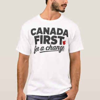 Kanada zuerst für einen Wechsel – Kanadischer Stol T-Shirt