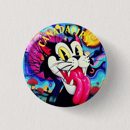 KANADA ZUERST KATZE BUTTON (Vorderseite)