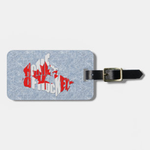 Kanada Zuhause des Hockey Custom Luggage Tag Gepäckanhänger