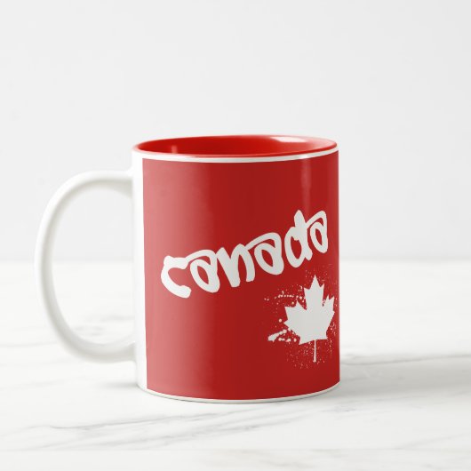 Kanada Zweifarbige Tasse (Links)