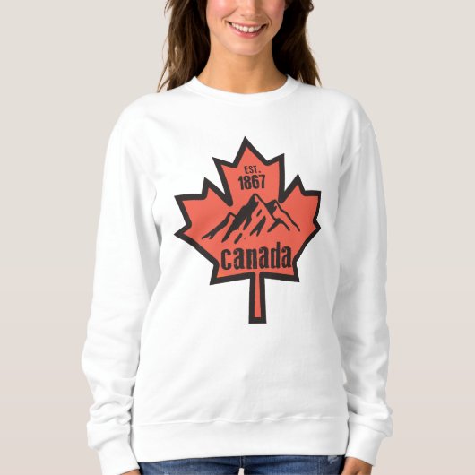 Kanadablatt Sweatshirt (Vorderseite)