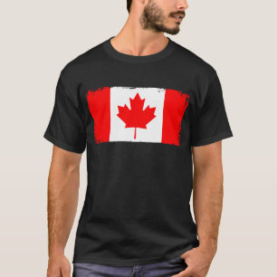 Kanadaflagge abgenutzt T-Shirt