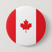 Kanadaflagge Button (Vorderseite)