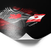 Kanadaflagge Fotodruck (Ecke)