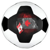 Kanadaflagge Fußball (Gedreht)