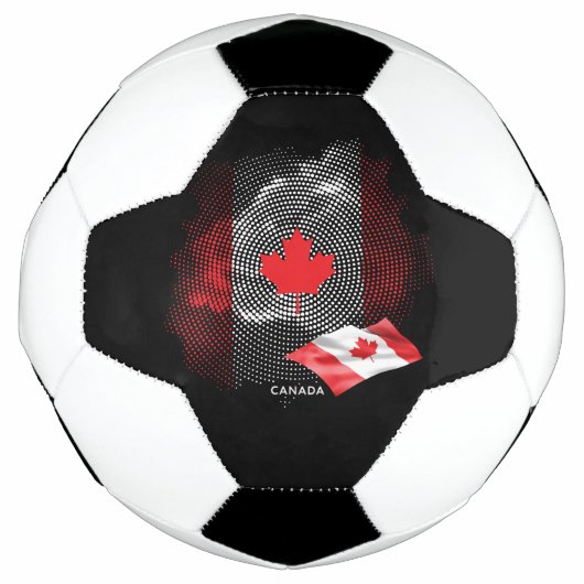 Kanadaflagge Fußball (Vorderseite)