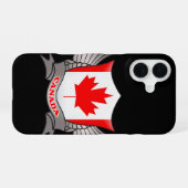 Kanadaflagge iPhone 16 Hülle (Rückseite (Horizontal))