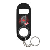 Kanadaflagge Mini Flaschenöffner (Rückseite)