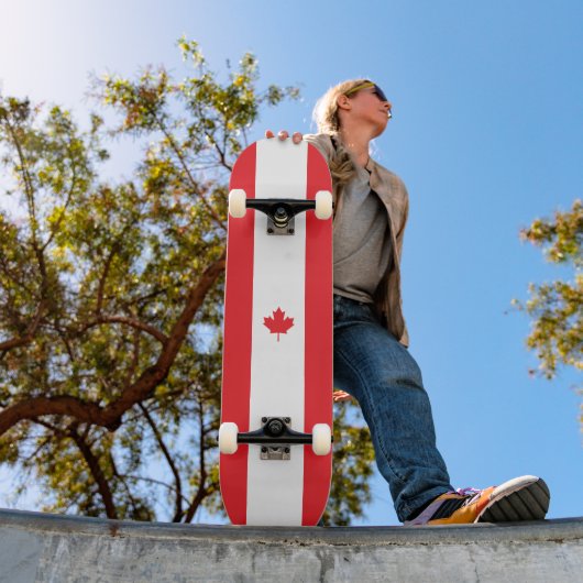 Kanadaflagge Skateboard (Außenbereich 1)