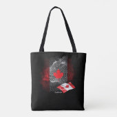Kanadaflagge Tasche (Rückseite)