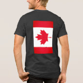 KANADAFLAGGE Tri-Blend SHIRT (Rückseite)
