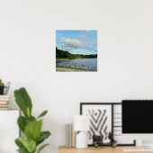 Kanadagänse am See Poster (Heimbüro)