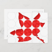 Kanadaischer Leaf Postkarte (Vorne/Hinten)