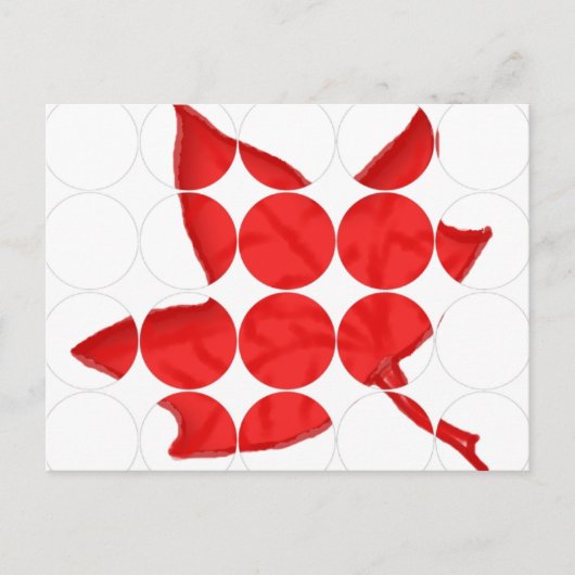 Kanadaischer Leaf Postkarte (Vorderseite)