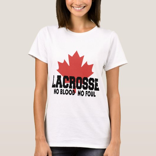 Kanadalacrosse-Kanadier T-Shirt (Vorderseite)