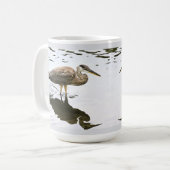 Kanadareiher (Ardea herodias) Kaffeetasse (Vorderseite Links)
