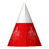 Kanadas 150. Ahornblatt u. Feuerwerks-Feier Partyhütchen (Rückseite)