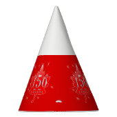 Kanadas 150. Ahornblatt u. Feuerwerks-Feier Partyhütchen (Rechts)