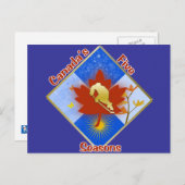 Kanadas 5 Seasons Postkarte (Vorne/Hinten)