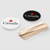 Kanadas benutzerdefinierter Text mit Rotblätterspi Fächer (Non-assembled)