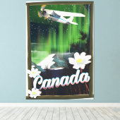 Kanadas Bergreisepulver Leinwanddruck (Insitu (Holzboden))