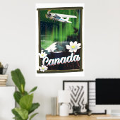 Kanadas Bergreisepulver Poster (Heimbüro)