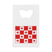 Kanadas Farbe des roten Ahornblattes Geldbeutel Flaschenöffner (Vorderseite)