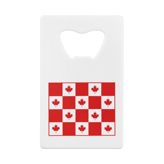 Kanadas Farbe des roten Ahornblattes Geldbeutel Flaschenöffner (Rückseite)