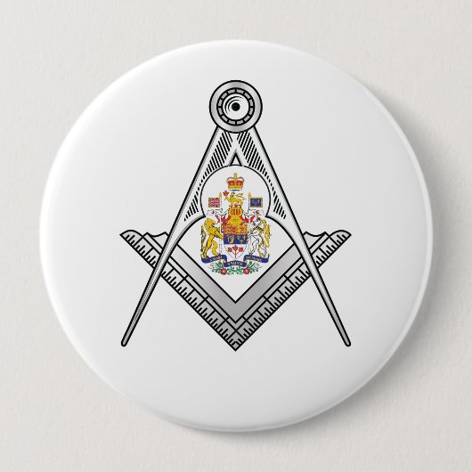 Kanadas Freimaurerzeichen Button (Vorderseite)