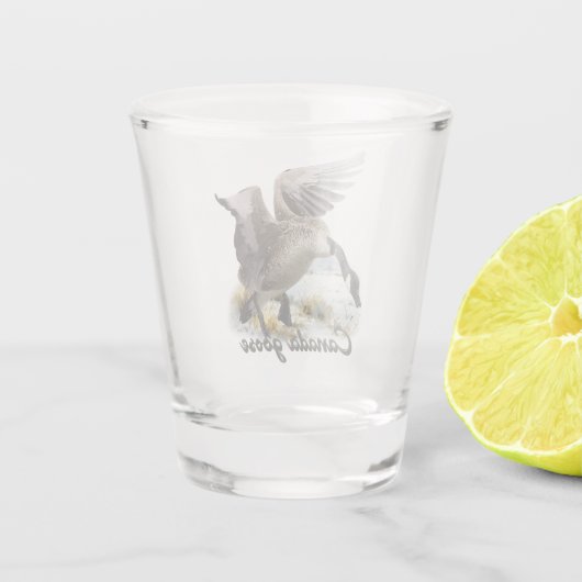 Kanadas Gans, Art Schnapsglas (Rückseite)