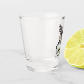 Kanadas Gans, Art Schnapsglas (Links)