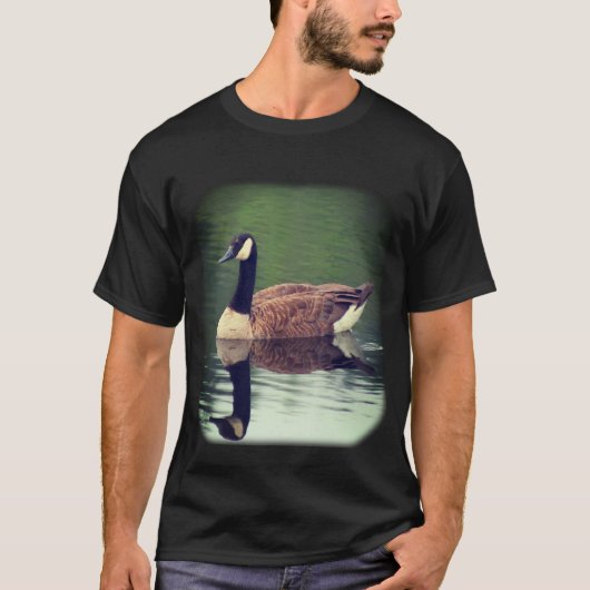 Kanadas Gänsereflektionen Natur T-Shirt (Vorderseite)