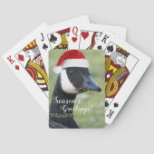 Kanadas Goose Wear-Weihnachtsmannmütze Spielkarten (Rückseite)