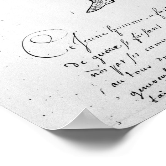 Kanadas-Indianer Poster (Ecke)