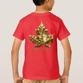 Kanadas Kanada T - Shirt Custom Team Canada Kid Sh (Rückseite)