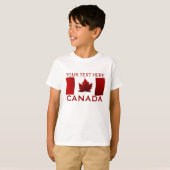 Kanadas Kid's Shirt Canada Flag Kid's Sweatshirt (Vorne ganz)
