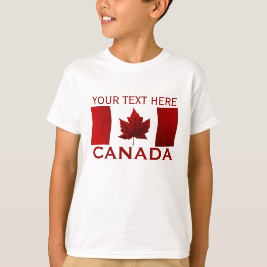 Kanadas Kid's Shirt Canada Flag Kid's Sweatshirt (Vorderseite)