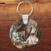 Kanadas Lynx (Lynx Canadensis) Illustration Schlüsselanhänger (Vorderseite)