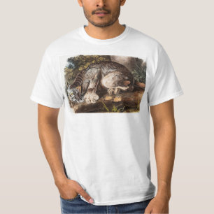 Kanadas Lynx (Lynx Canadensis) Illustration T-Shirt