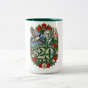 Kanadas nächste Ära $20 Neues kanadisches Kapitel Zweifarbige Tasse