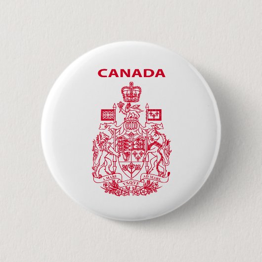 Kanadas nationales Emblem Button (Vorderseite)