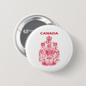 Kanadas nationales Emblem Button (Vorne & Hinten)