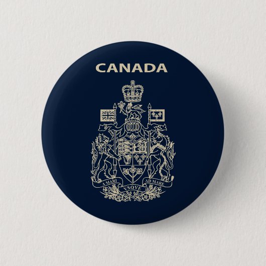 Kanadas nationales Emblem Button (Vorderseite)