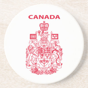 Kanadas nationales Emblem Getränkeuntersetzer