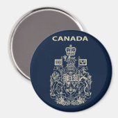 Kanadas nationales Emblem Magnet (Vorderseite/Rückseite)